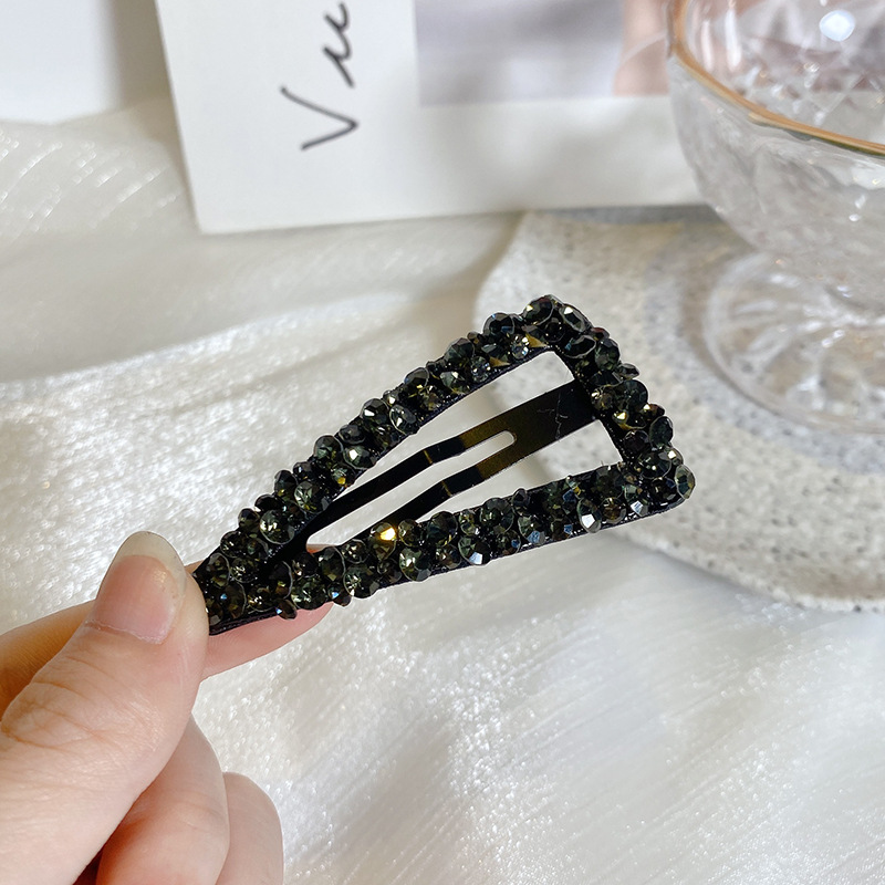 Glitzernde Strass Haarspangen Und Snap Clips Für Elegante Styles_voghion.com