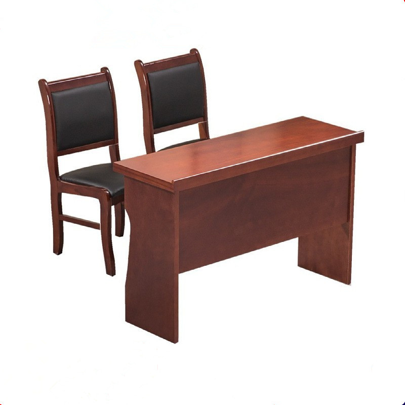 大型会议室会议桌椅组合长条桌双人木皮油漆会场党员活动室培训桌
