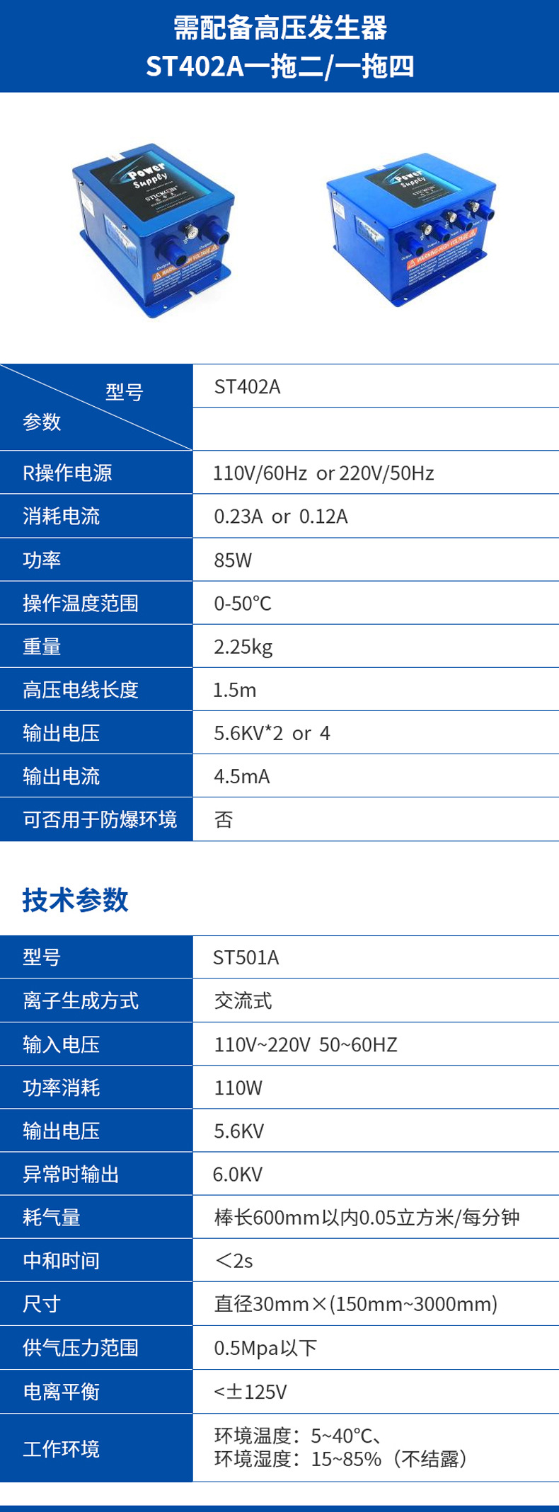ST501A离子风铜棒 2