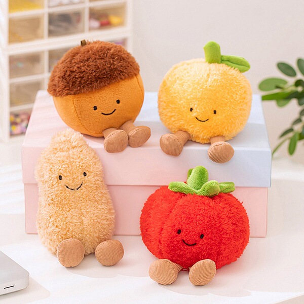 Plush toy flower-shaped