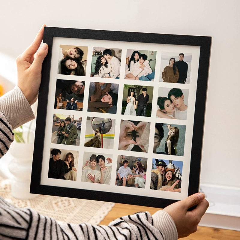 Деревянная фоторамка из натурального дерева для любимого, DIY, оптовая продажа