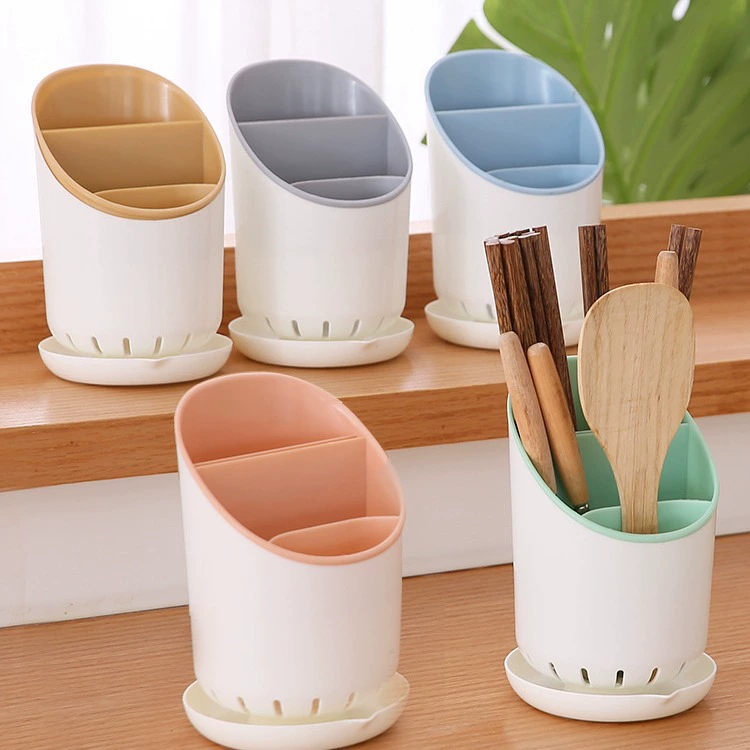 Plastic drying rack, chopsticks for home use, creative spoon, storage system, tableware, storage box