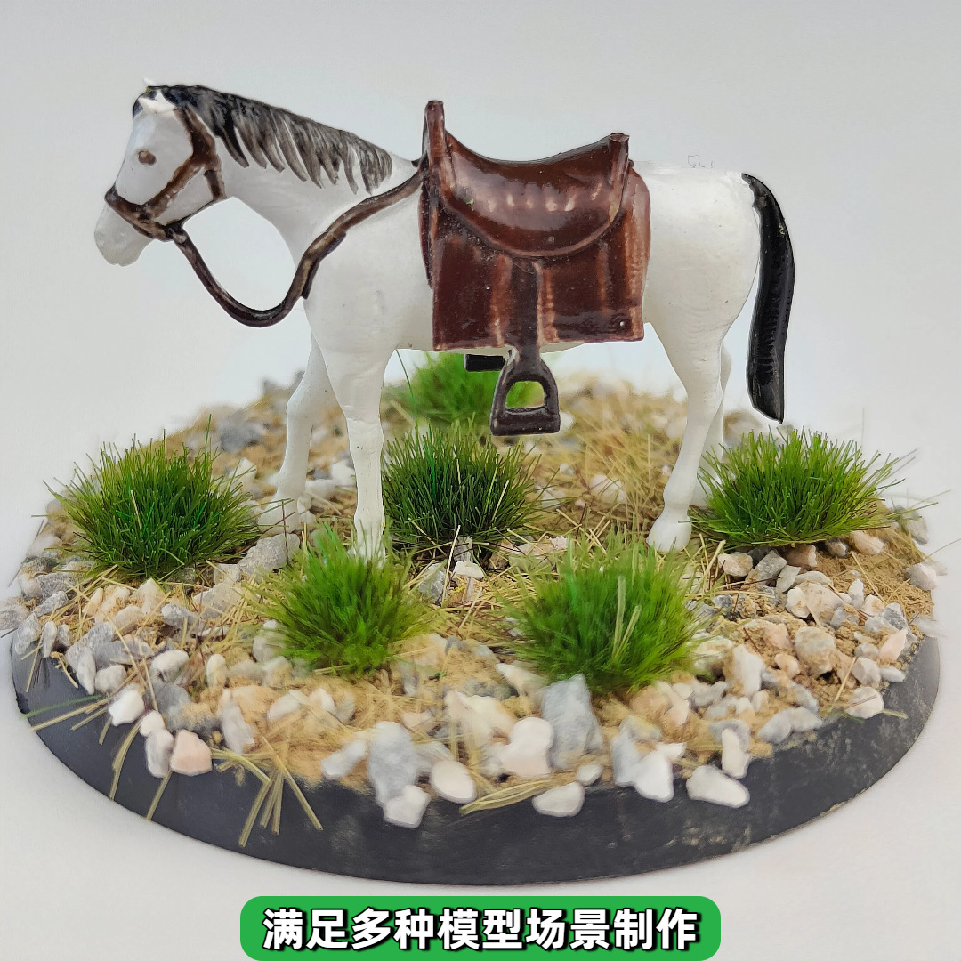 5mm54 palos de hierba estática simulación de palos de hierba arquitectura tren arena escenas militares hechas a mano DIY modelo de hierba en miniatura