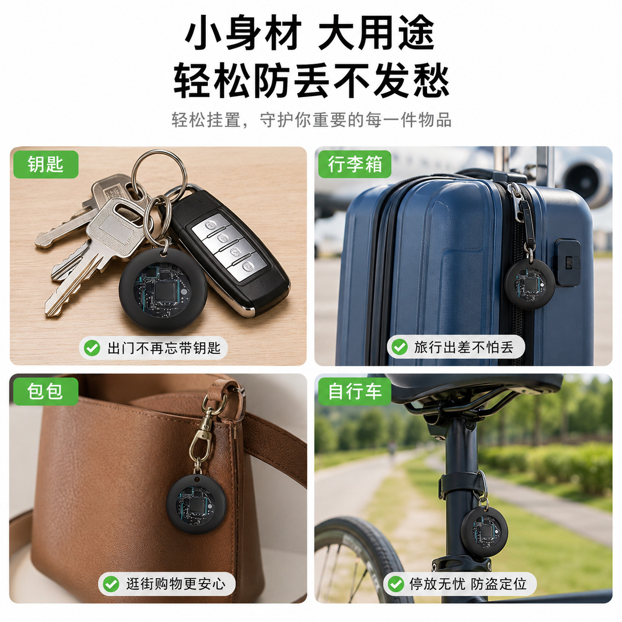 Cross-border Airtag Anti-loss Tracker iOS Locator for Elderly Children Pets Global Positioning Smart Anti-loss Device Wholesale