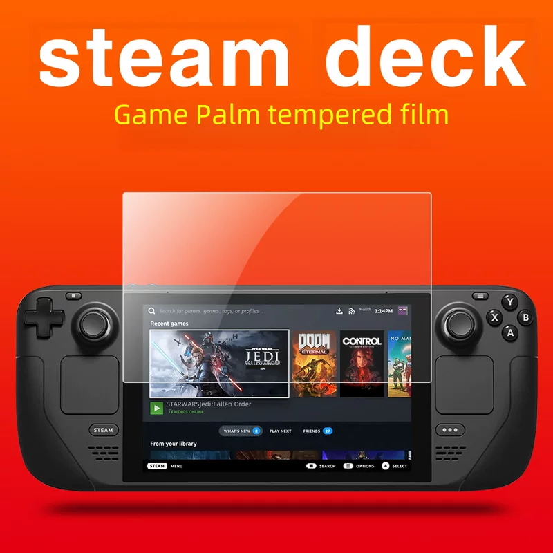 Подходит для Steam Deck защитное стекло/плёнка для рук SteamDeck геймпад защита стекло фильм Blu-ray фабрика