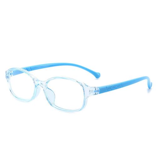 New Fashion Kids Anti-blue Light Flat Sunglasses, Lightweight and Comfortable, Colored Flat Sunglasses Frame, Wholesale 1005
