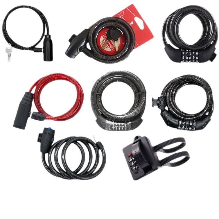 Cerradura antirrobo de bicicleta gruesa con soporte anti-shear cerradura de llave de vehículo eléctrico cerradura de anillo cerradura de bicicleta image 6
