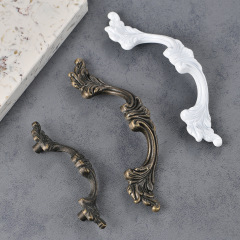 Precision-Made Hardware, 52/83mm Spacing, Zinc Alloy Antique-Style Drawer Handles for Home Decor, Kitchen Cabinets, and Wardrobes—European Design