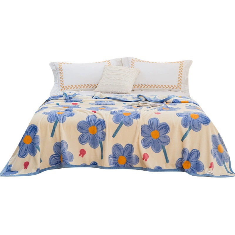 Фланелевое одеяло Подарочная коробка молочный бархат утолщенное бархатное одеяло ворс одеяло магазин активного отдыха праздник благополучие подарок оптом