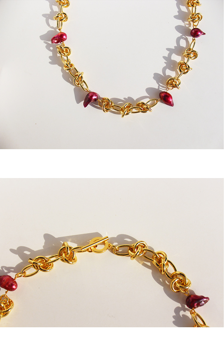 Retro Geometric Copper Plating Necklace 1 Piece