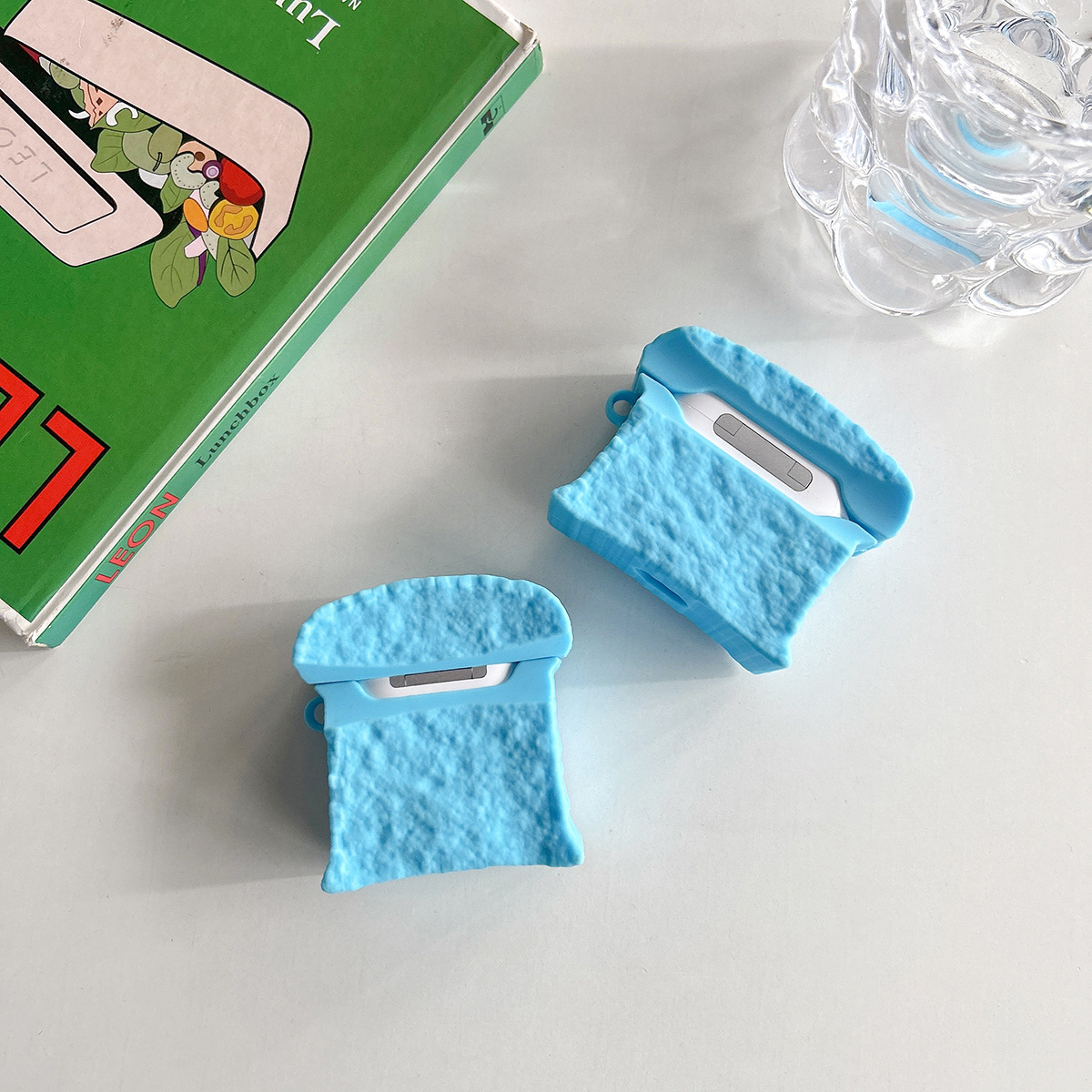 Pecado feo tostado pan Aippds cubierta de auriculares para 1 / 2 / 3 / pro2 dibujos animados protección manzanas suaves