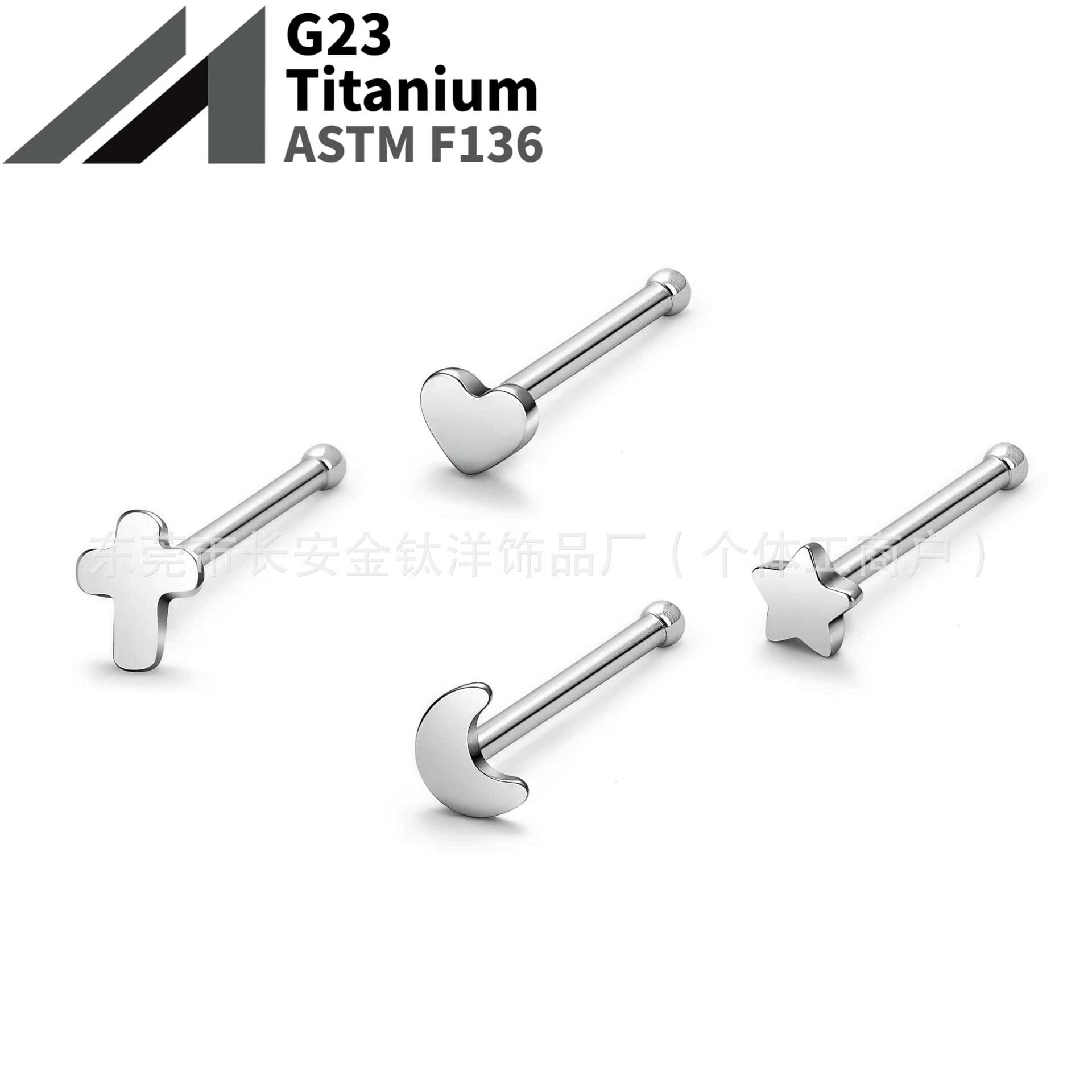 16G labret stud size and finish detail