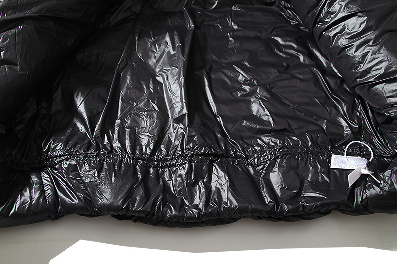 Herrenbekleidung Blaue Seidenbaumwolle Baumwolljacke High Street Herbst und Winter Warme kurze Brotjacke Baumwollmantel_voghion.com