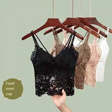 V 35197 Lace Backs Camisole with Fixed Cup ��˿��������
