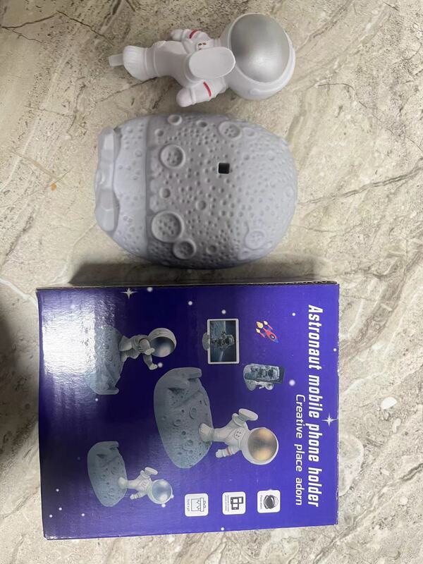 かわいい宇宙飛行士フィギュア宇宙飛行士携帯電話ホルダークリエイティブギフトデスクトップ装飾工芸品宇宙飛行士の装飾品|undefined