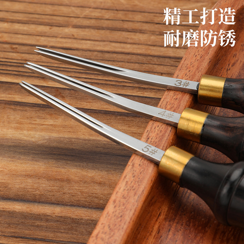 Cortador de borde de sándalo cuchillo de recorte biselado herramienta de cuero bricolaje corte de borde de cuero profesional