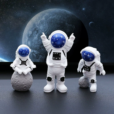 Car ornaments Center Console Accessories Car - star-astronaut-3-piece-set