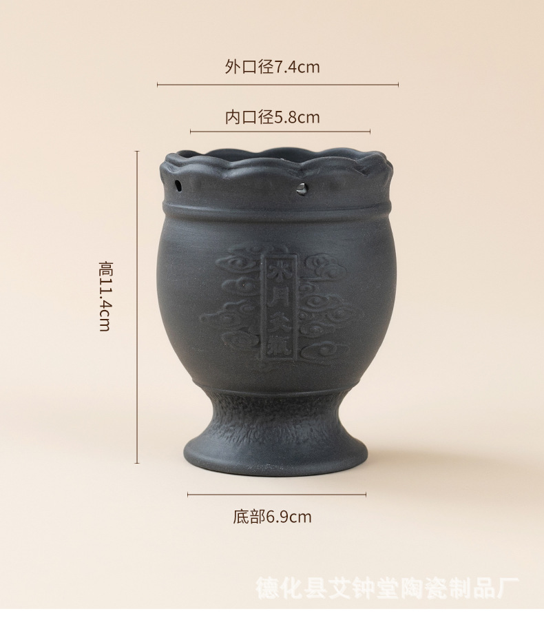 Bian Stone Moxa Fire Dragon Cup Warming Tool Lotus Rim Gua Sha Jar Double Layer Ash Net Cloth Cover with 54 Moxa Sticks and Oil quality and texture