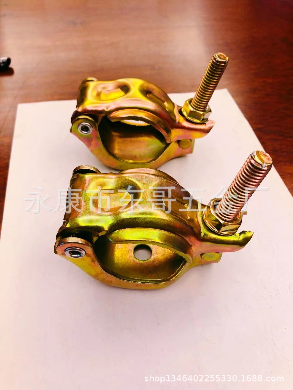 工厂直销脚手架半扣件。建筑扣件半扣。12.5孔半扣。半扣