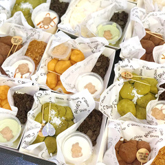 Dipping sauce mochi packaging and diced tiramisu Basque disposable Snow Mei Niang dessert packaging box lunch box