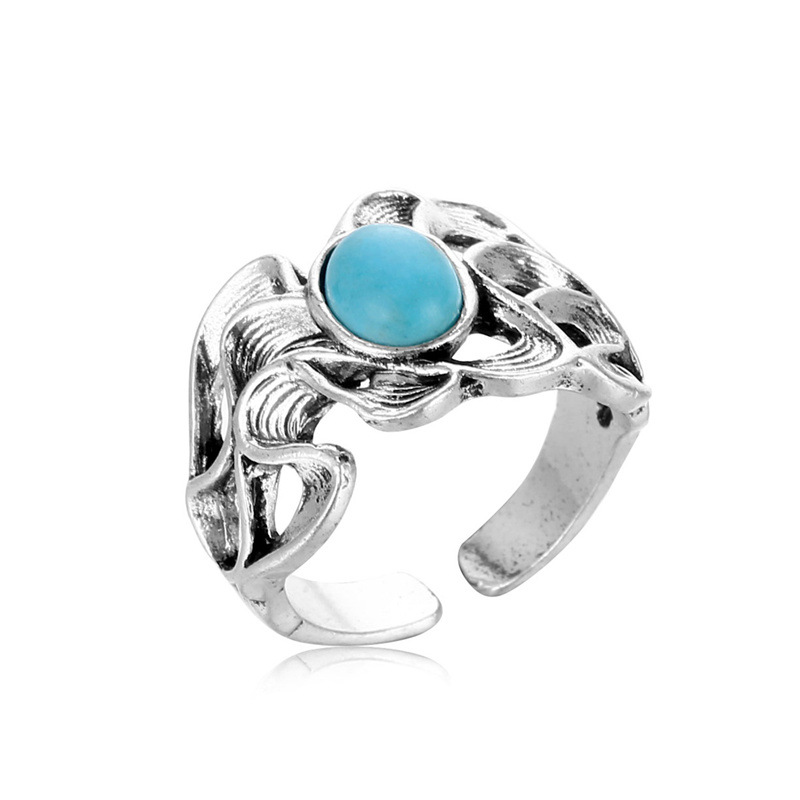 1 Piece Quantity Men's Unisex Hip-Hop Retro Exaggerated Open Rings Rings Crown Alloy Punk Rings