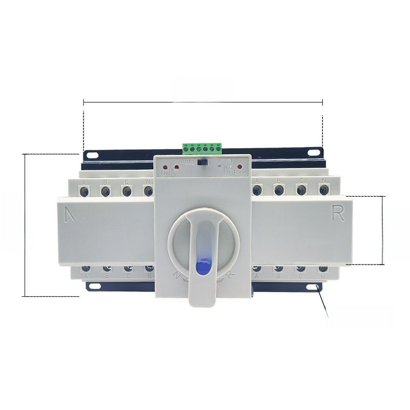 Dual power supply automatic conversion switch CB grade 4P125A three-phase four-wire mini switch switch home 400VAC