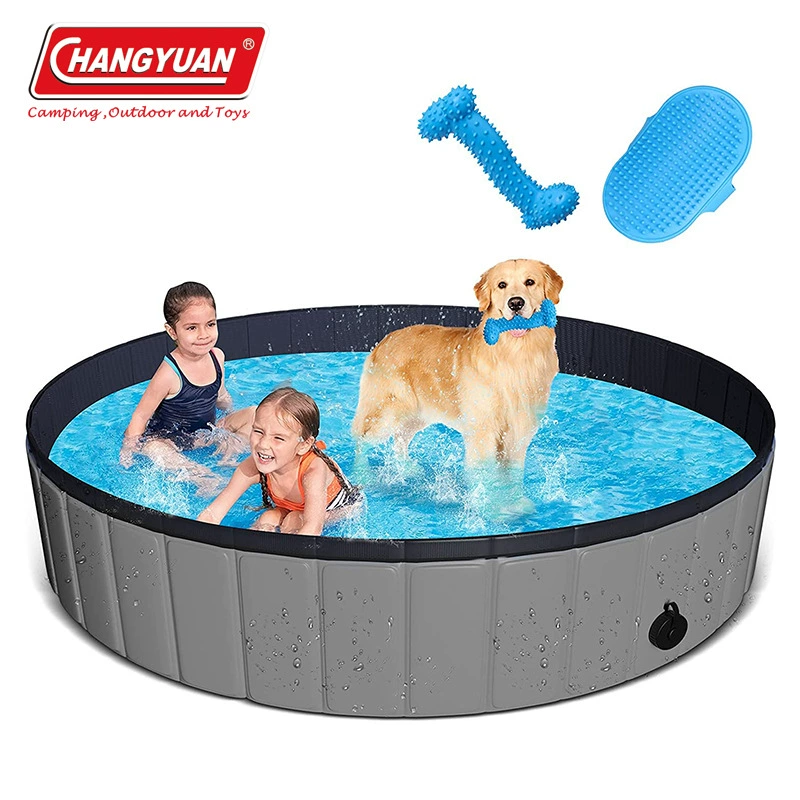 Фабрика Поставка Складной ПВХ Бассейн для домашних животных Бассейн Бассейн для домашних животных Собака ванна бассейн