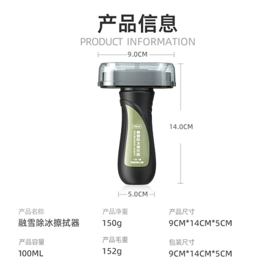 and Snow Removal Tool, Glass agent