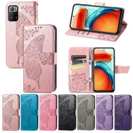 适用红米Note11Pro手机壳10A/9C翻盖皮套Poco M4 Pro钱包式保护套