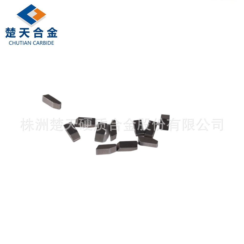 株洲厂家 硬质合金锯齿片 木工锯片刀头 钨钢锯齿刀片锯齿粒