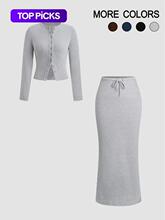 Z 37205 Skirt Top Sets 2026 New Design Perfect for Daily