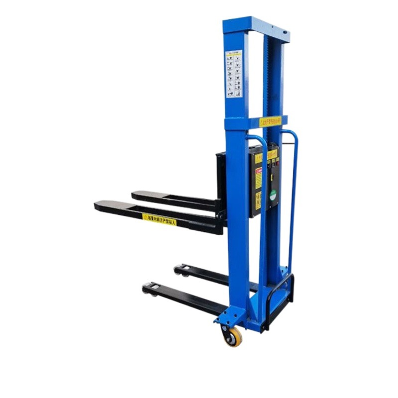 Apilador portátil para manejo de palets, elevación, carga y descarga, montacargas manual, elevador eléctrico, cargador a bordo