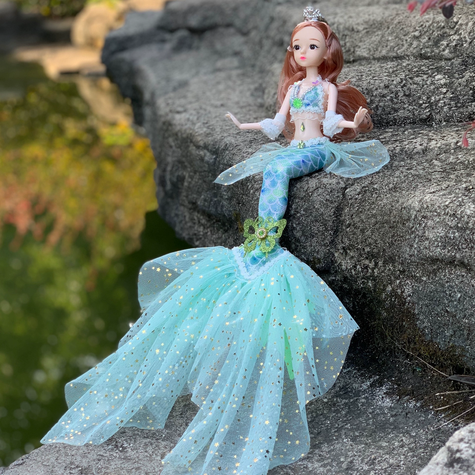 Doll, children's toy, 12 inch, mermaid, Birthday gift