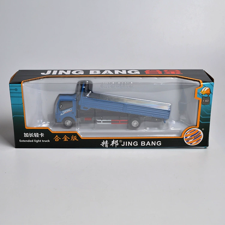 Металлический грузовик JINGBANG длинный тягач toy – модель 86023, реалистичное вождение, многоцветные варианты коробки