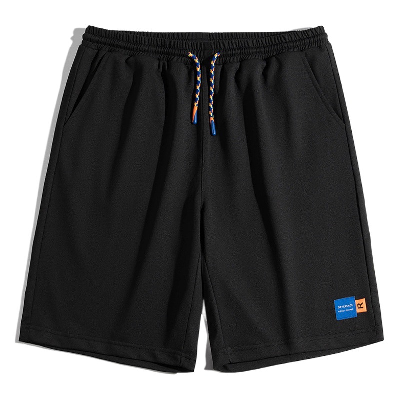 Factory Direct Sales Summer Loose Shorts Men's Quarter Pants Casual Pants Thin Large Size Trendy Knitted Sports Pants Trendy