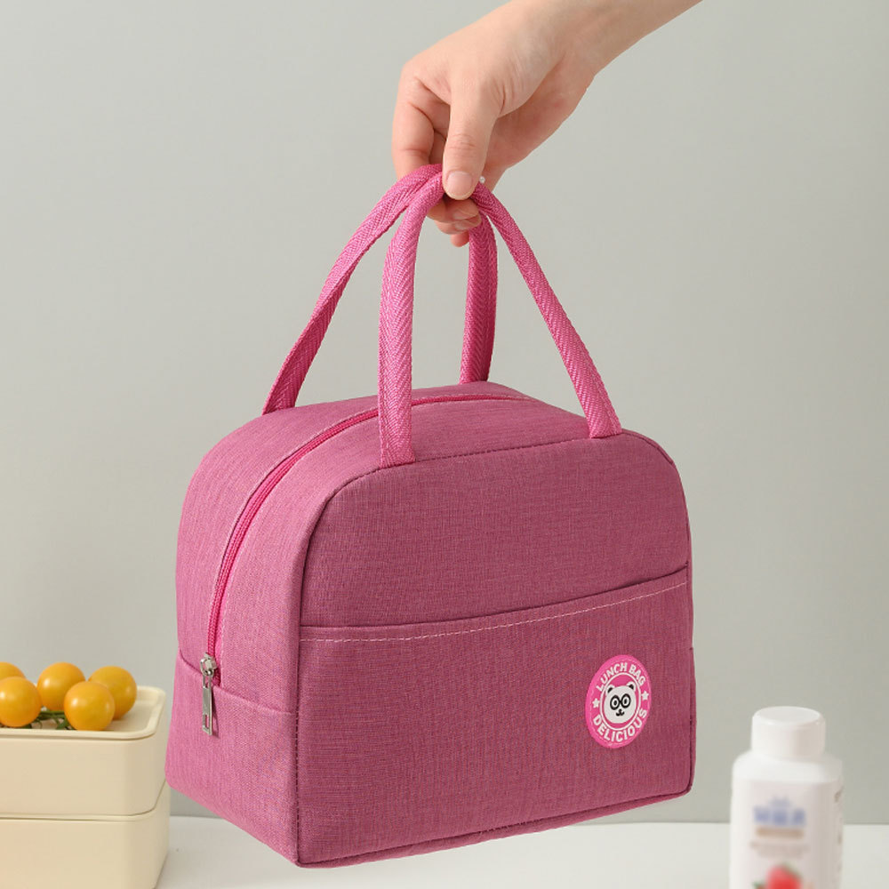 Temu Cross-Border Insulated Bag Bear Lunch Bag Meal Bag Lunch Bag Insulated Lunch Box Bag Oxford Cloth Kidsren's Insulated Bag