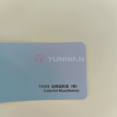 Automotive Film – Car Wrap Colorful Ppf Paint - 15215m-5-years-warranty-tpu-yuanfeng-yicai-blue-matt-water-sticker