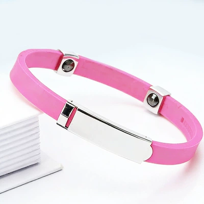 Static Rod/Key Bag bracelet eliminate body static - card-deduction-pink-one-unpackaged