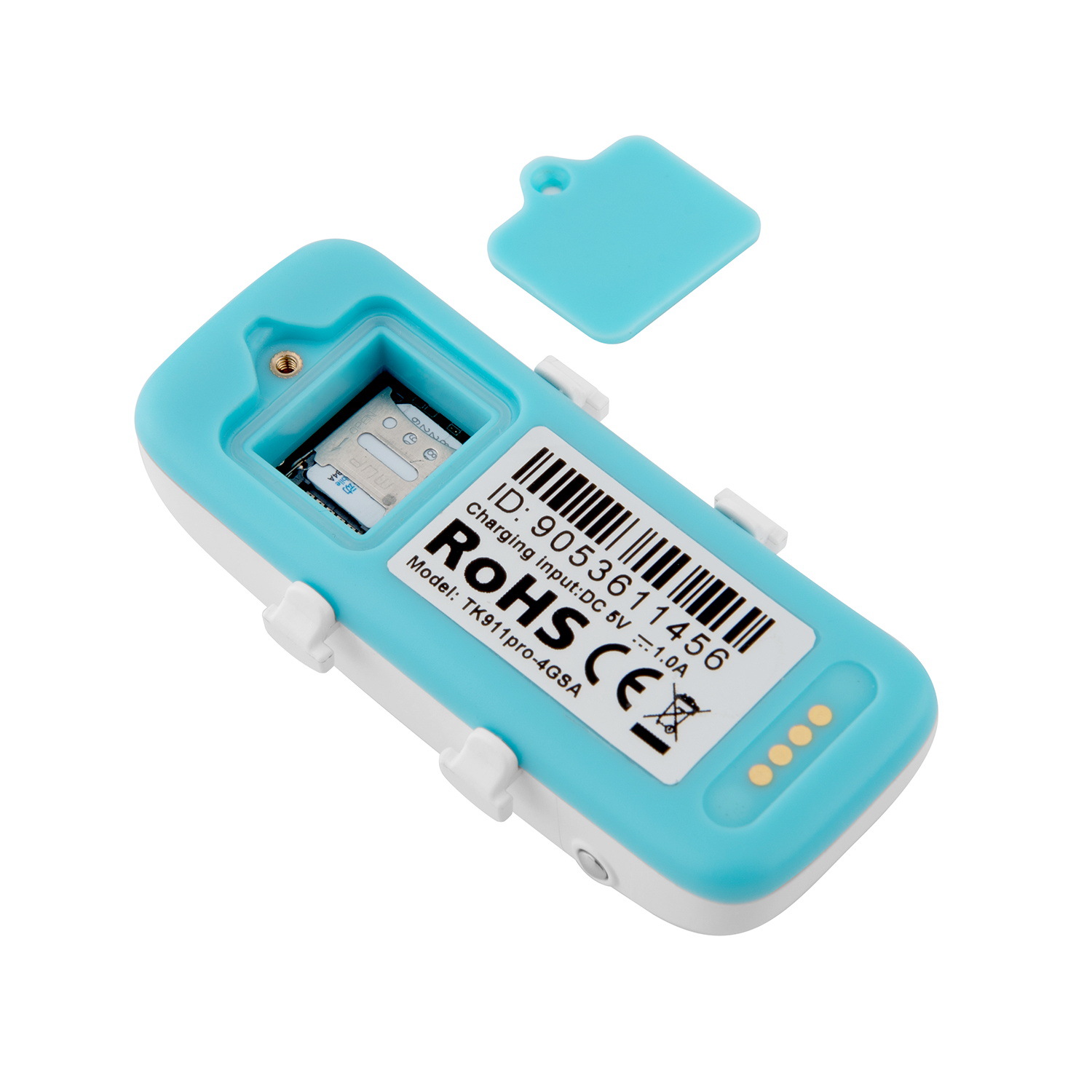 4Gtk911 Sa Small Pet Locator, Back Clip-On Buckle, Simple Operation, Accurate Positioning, Global