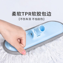 Car wash mop, car brush, soft-bristled skewer handle that does not hurt the car, car wiping tool, telescopic car wash wax mop