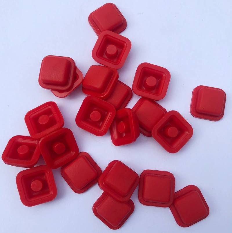 Квадратный ключ крышки переключателя Силиконовый ключ Крышка переключателя Водонепроницаемая ключевая крышка Силиконовый ключ Силиконовые продукты