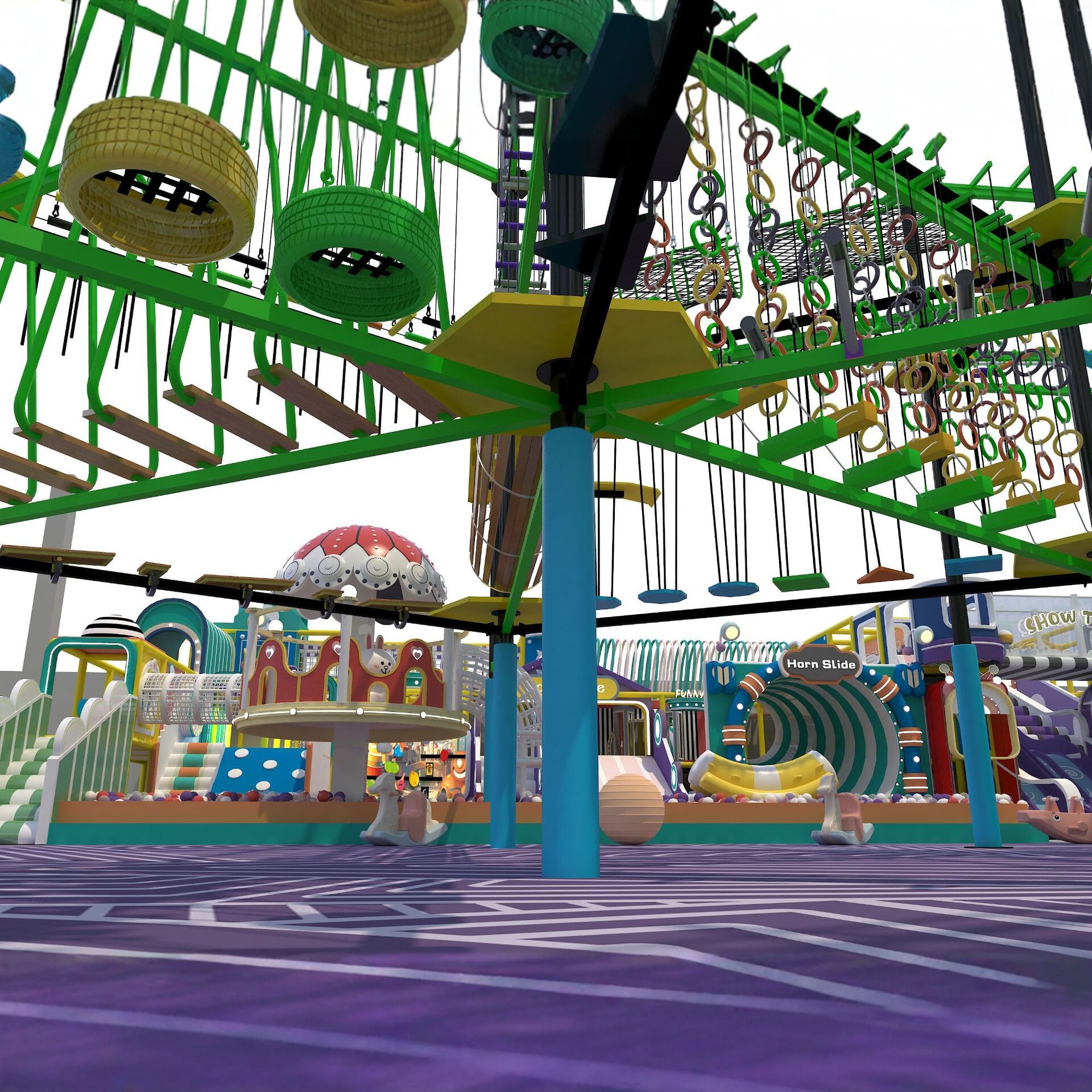 幼儿园彩色塑料轮胎架子室外儿童感统训练玩具户外橡胶轮胎滑板车