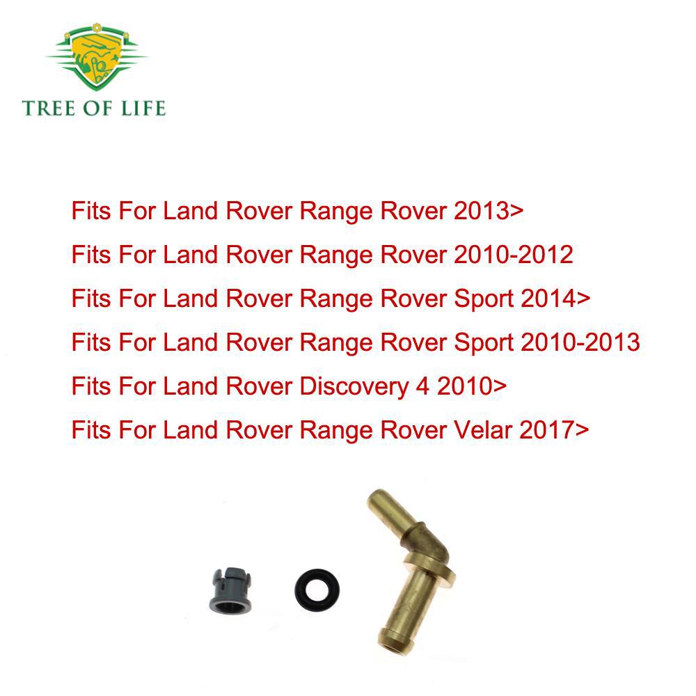 LR048474 para el conjunto de conectores de salida de agua del termostato de Jaguar Land Rover 3.0 V6 y 5.0