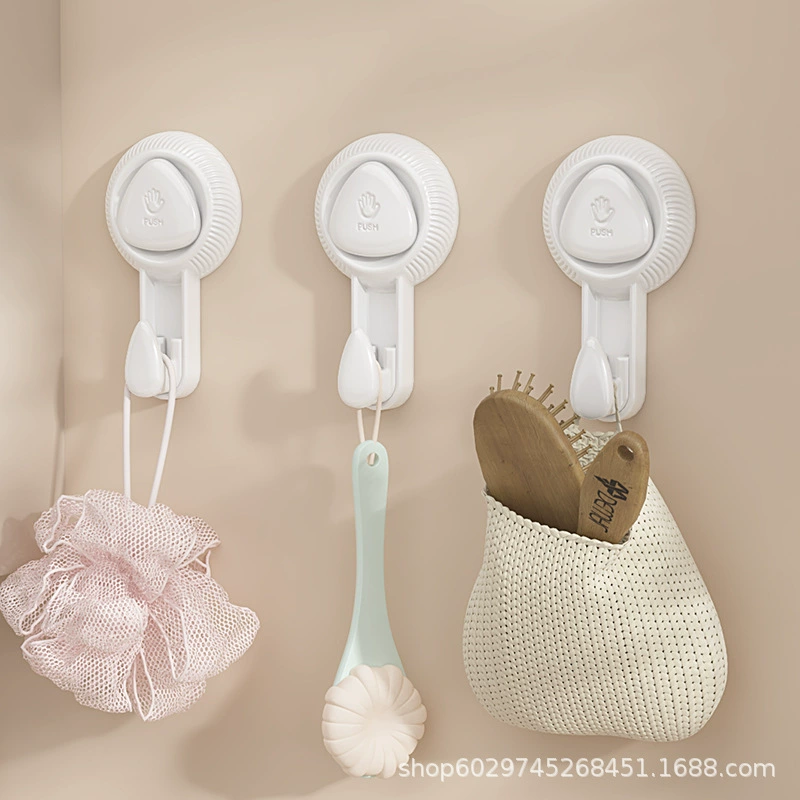 Простой крючок для полотенец для ванной комнаты, клейкий настенный крючок без сверления, бесследный прочный несущий клей для стены или за дверью, клейкий крючок для ванны.