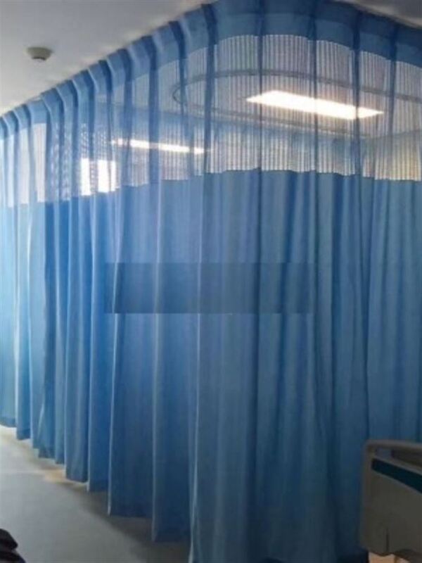 L-Shaped U-Shaped Curtain for Nursing Homes, Home Track, Health Center, Opaque Clinic Partition Curtain, Thickened Medical Beauty