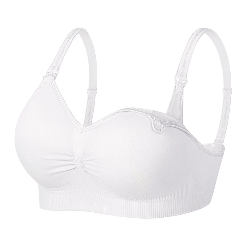 Wireless Nursing Bra, Supportive Thin Push-Up, Front-Clasp, Beautiful Back, Sizes S–XXL