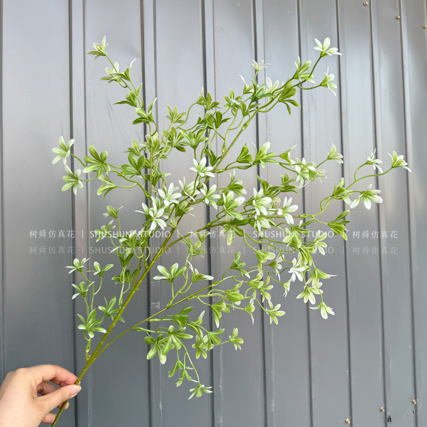 4 tenedor Wenxinlan-verde degradado