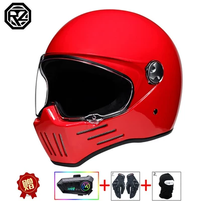 Standard 3C Certified Retro Motorcycle: Motosiklet kaskı (dəbilqə) - ferrari-redy10-soft-wheat-m