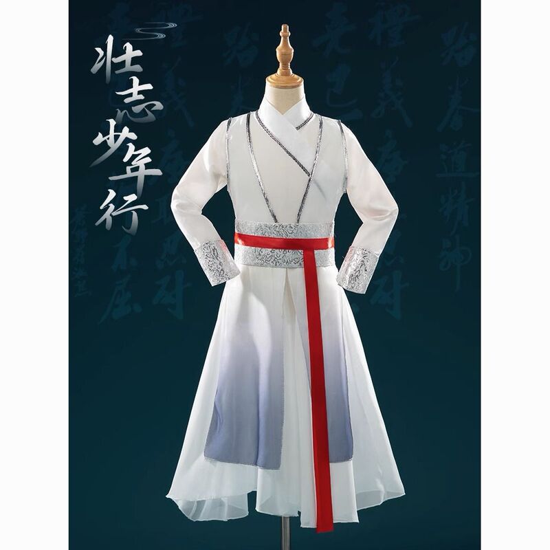 Dance Performance Costumes for Children and Teenagers, Ancient Style Martial Arts and Traditional Chinese Culture Clothing for Boys and Girls, Chinese Style Hanfu Dance Performance Costumes for Children and Teenagers, Ancient Style Martial Arts and Traditional Chinese Culture Clothing for Boys and Girls, Chinese Style Hanfu