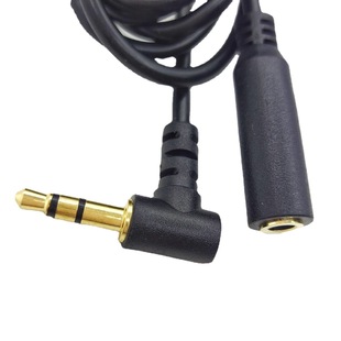 Elbow 3 DC3.5 male turnkey headset computer extension cord level 3 3.5 male turnkey gold plated audio extension cord